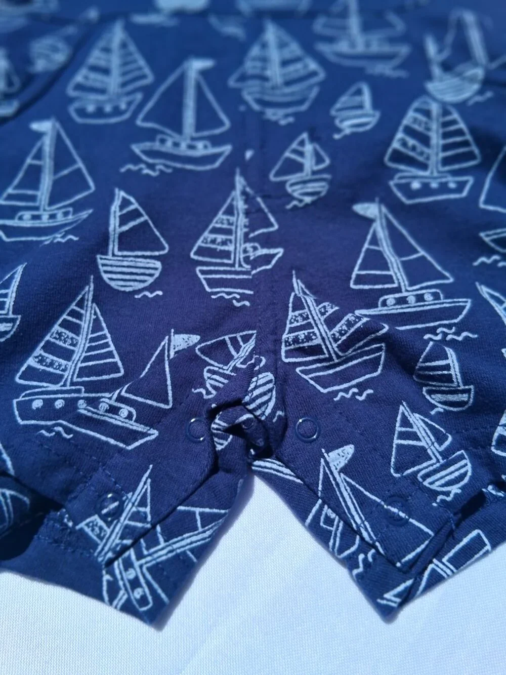 Little Me Baby Boys 2-Pc Sailboat Shortall Set Size 6M